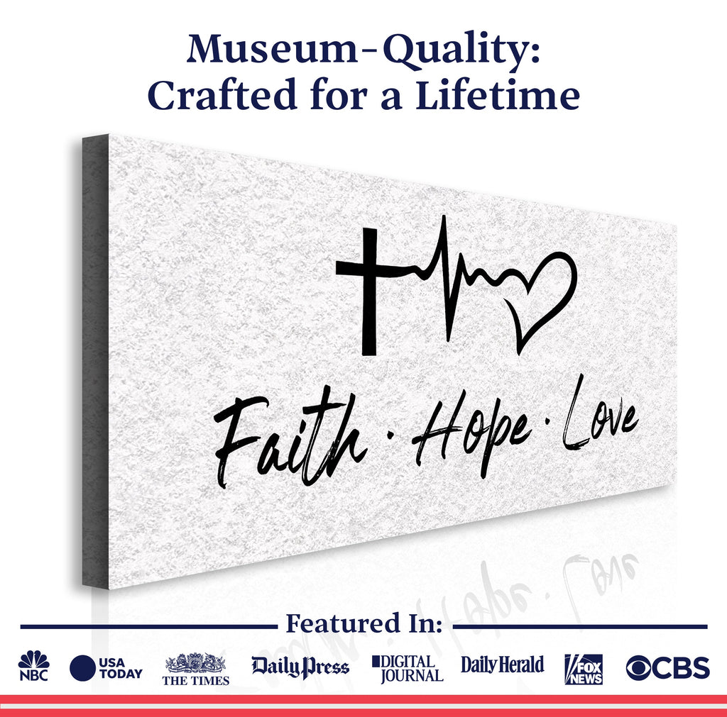 Faith, Hope, Love Faith Wall Art II