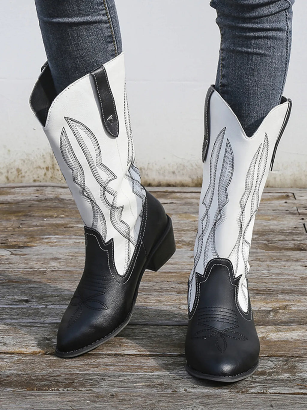 Western Embroidered Cowgirl Boots